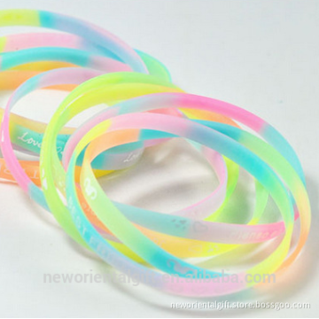 6mm silicone bracelets, thin silicone bands